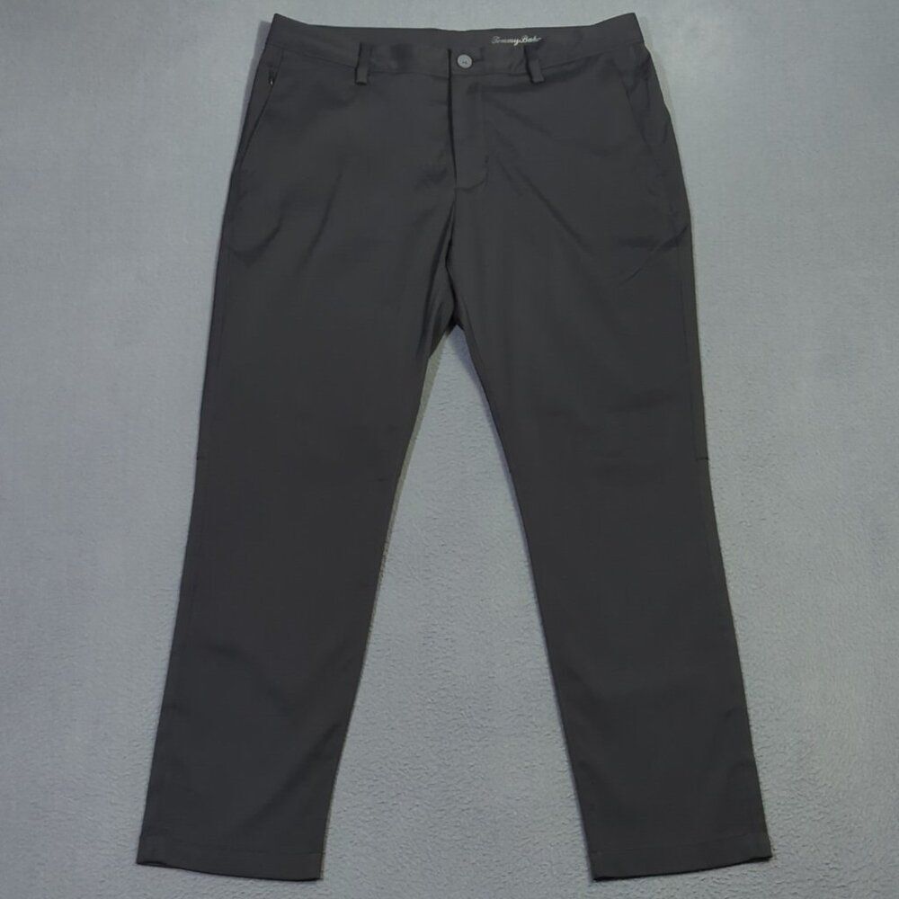 Tommy Bahama Pants Men's 34x30 Fits 36x29 Black Island Zone Performance Chino